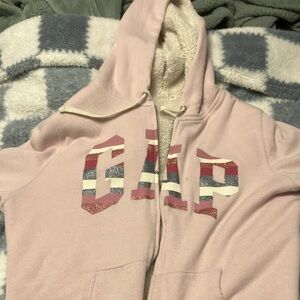 GAP Pink Ski Snow Jacket Cozy Hooded Design